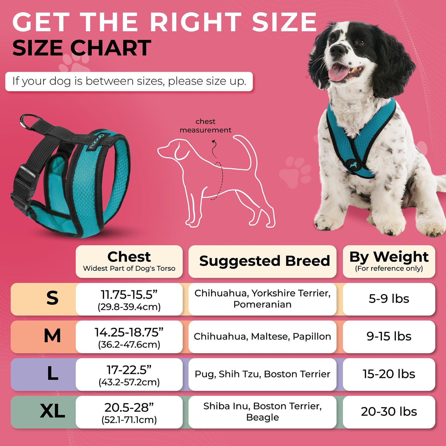 Gooby Comfort X Head in Harness Small No Pull Dog Harness