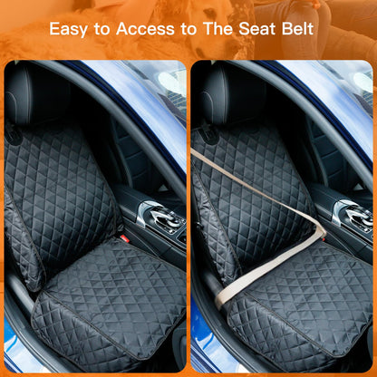 PETICON Waterproof Front Seat Car Cover 2 Pack, Full Protection Seat