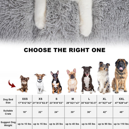 Bedfolks Waterproof Dog Crate Pad, Extra Large, Plush Faux Fur Bed