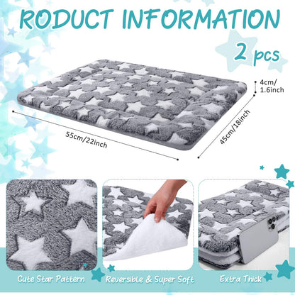 VitalCozy 2 Pack Self Warming Cat Mat Self Heating Pad Bed Bed