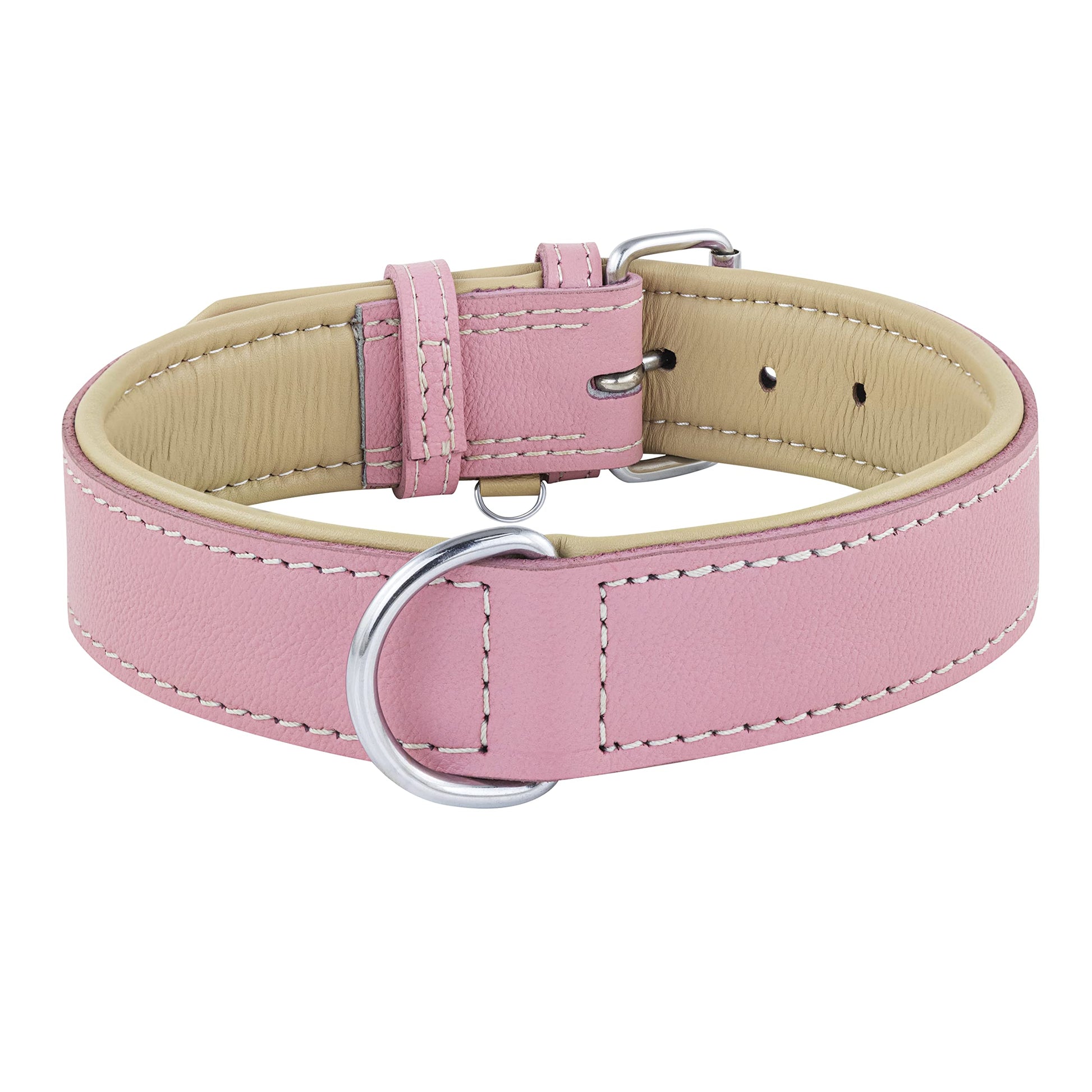 Riparo Dog Collar, Puppy Collar, Leather Dog Collar with Dog Collar