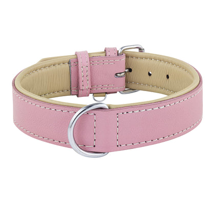 Riparo Dog Collar, Puppy Collar, Leather Dog Collar with Dog Collar
