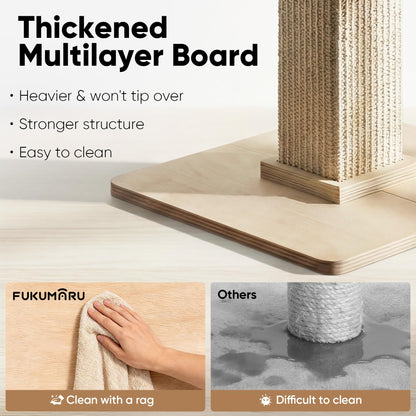 FUKUMARU Cat Scratching Post, Modern Style Tall Scratch Posts