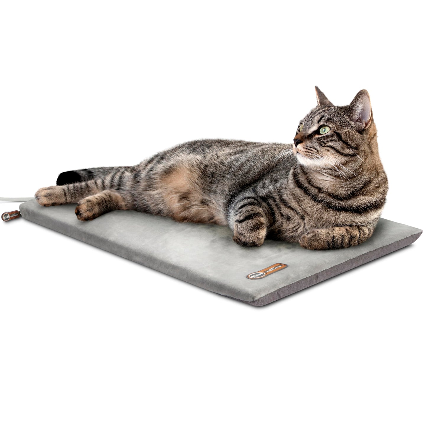 K&H Pet Products Heated Cat Bed Pad for Indoor Cats, Thermo-Kitty Mat
