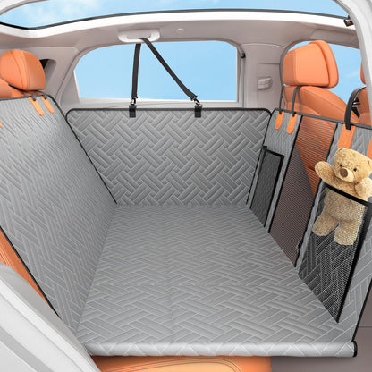 Back Seat Extender for Dogs,Hard Bottom Car Seat Cover
