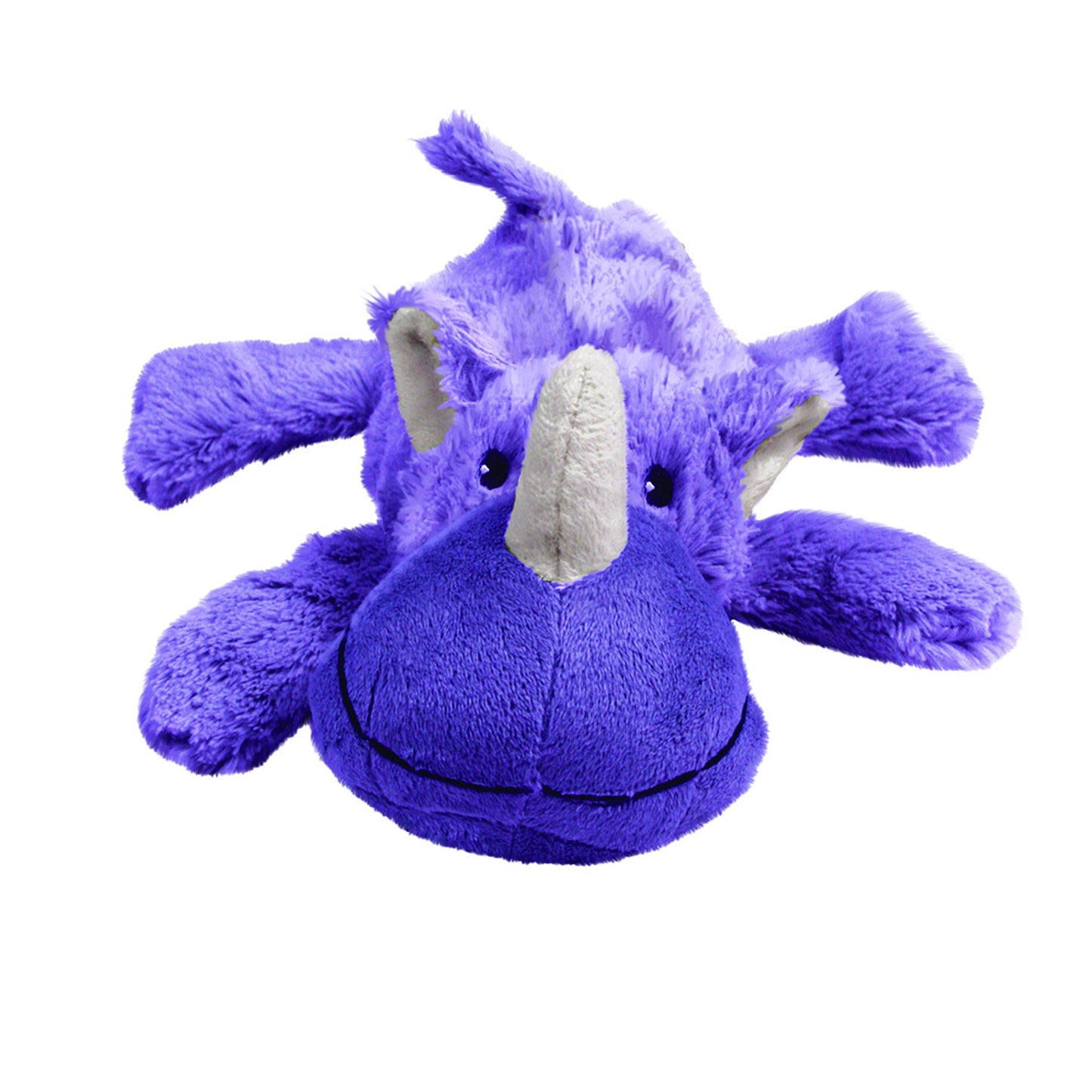 KONG Cozie Rosie Rhino Indoor Cuddle Squeaky Plush Dog Toy