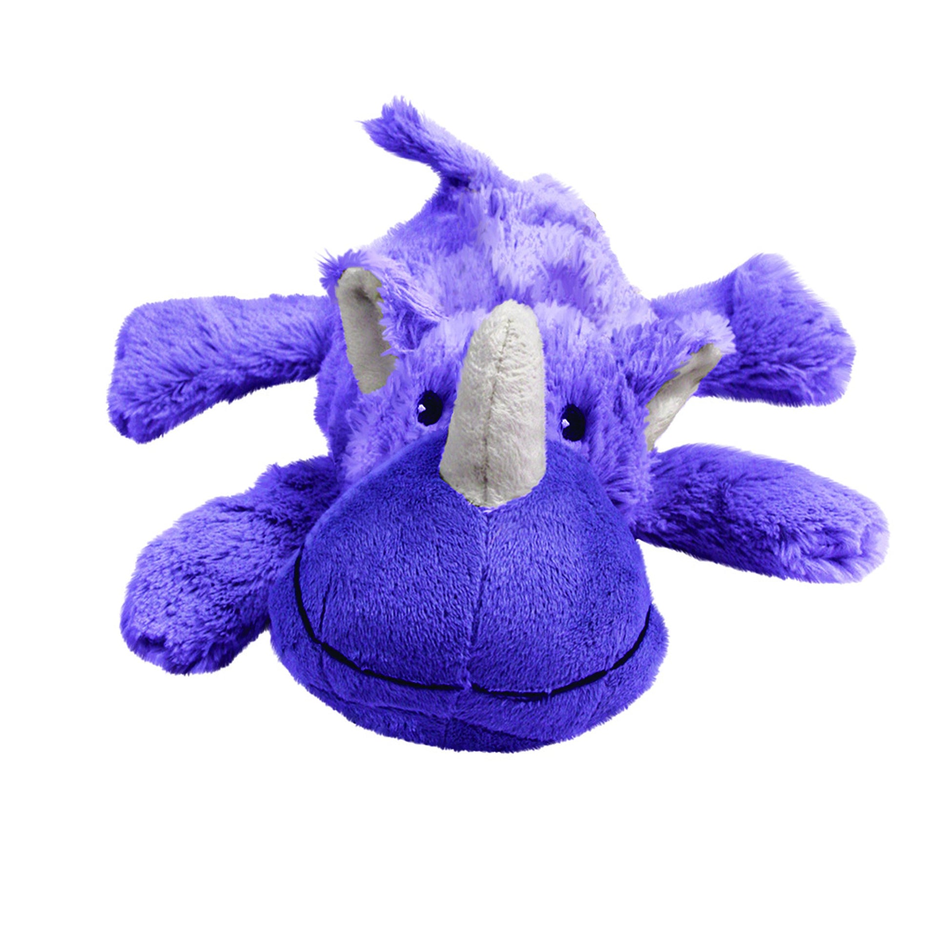 KONG Cozie Rosie Rhino Indoor Cuddle Squeaky Plush Dog Toy