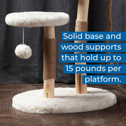 Habitat Haven The Oasis Cat Tree Luxury Cat Condo, Modern Indoor Toy
