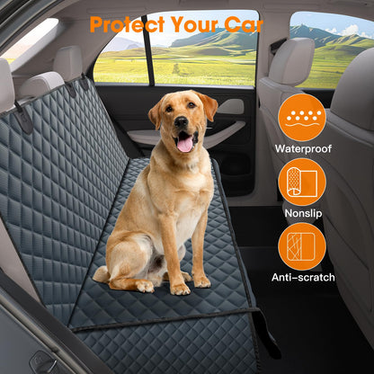 MIXJOY Dog Car Cover for Back Seat Cover Protector Waterproof Dog Seat