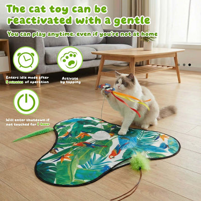 SDWUBQ Interactive Cat Toys Rechargeable,Moving Concealed Toys