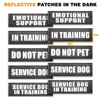 WINSEE Service Dog Vest Harness for Large Dog, Tactical Harness