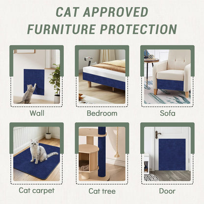 Cat Scratch Couch Protector x15.8" Self-Adhesive Furniture Bed
