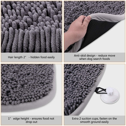 Rundik Snuffle Mat for Dogs, 17'' x 21'' Dog Sniffing Interactive Game