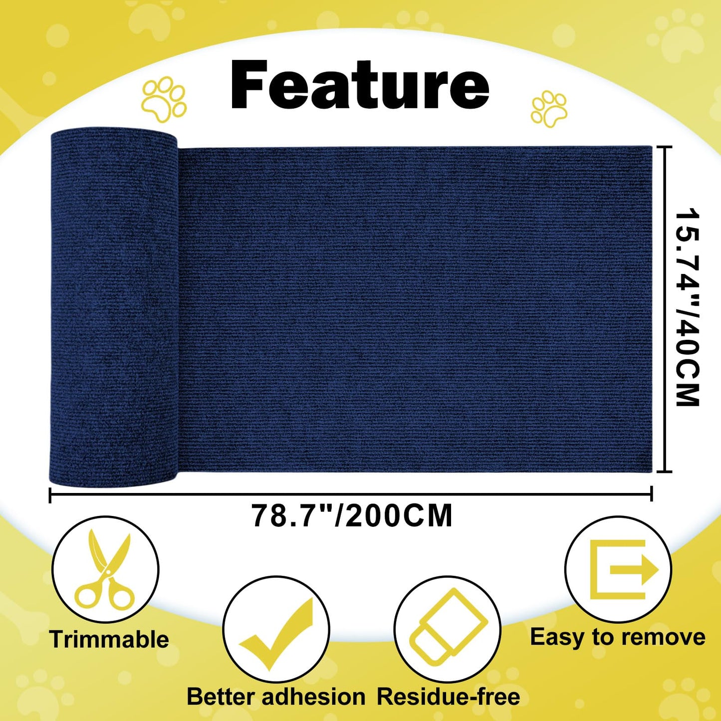 ENONCI x15.8" Large Couch Protector from Cat Claws,Anti Scratch Tree