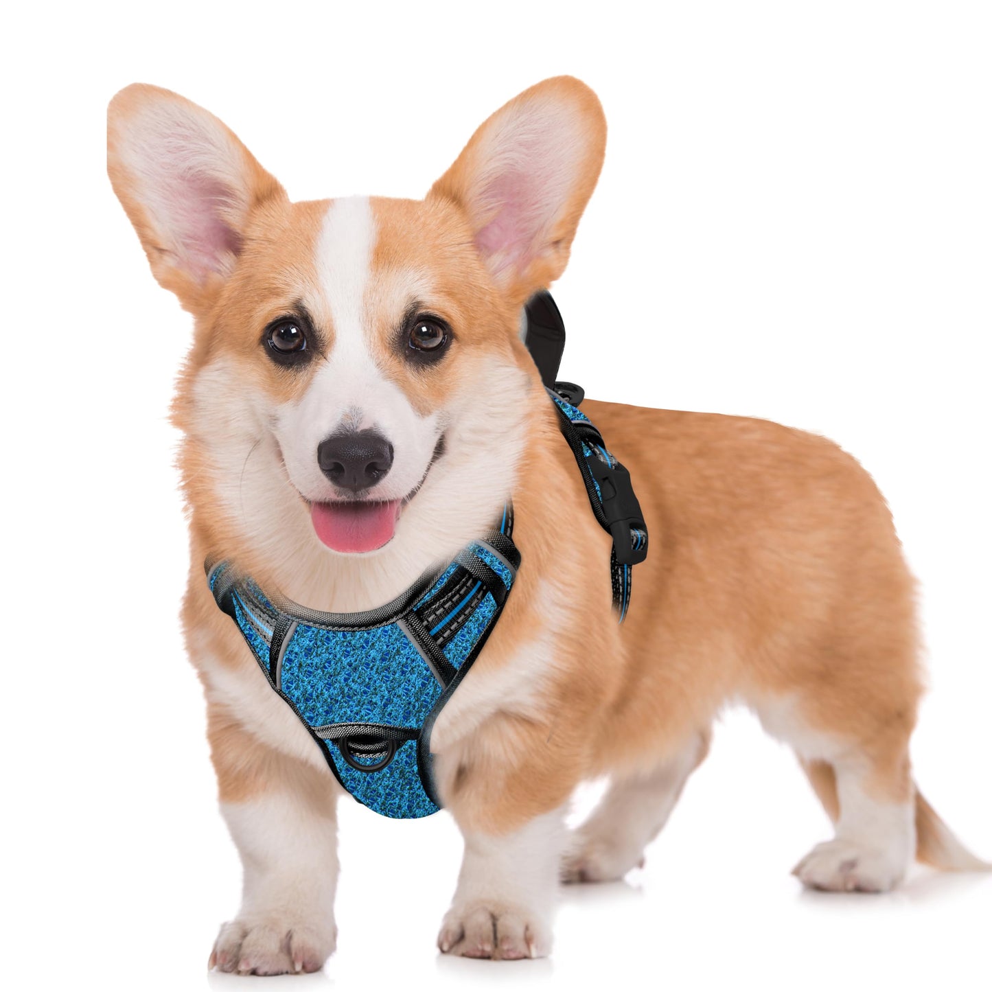 BARKBAY No Pull Dog Harness Large Step in Reflective Dog Harness