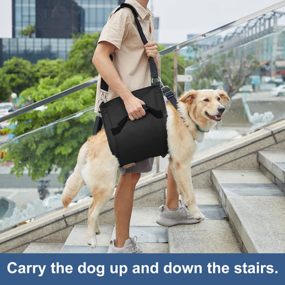 COODEO Dog Carry Sling, Emergency Backpack Pet Legs Support Carrier