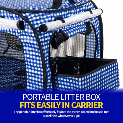 Pet Fit For Life Extra Large Cat Carrier for Travel Foldable Feather