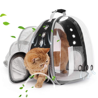 Lollimeow Cat Carrier Backpack, Expandable Bubble Pet Carrier