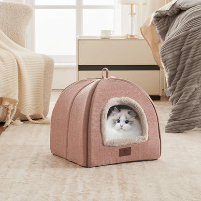 Cat Bed for Indoor Cats Cat Cave Cat House Cats Tent with Bed