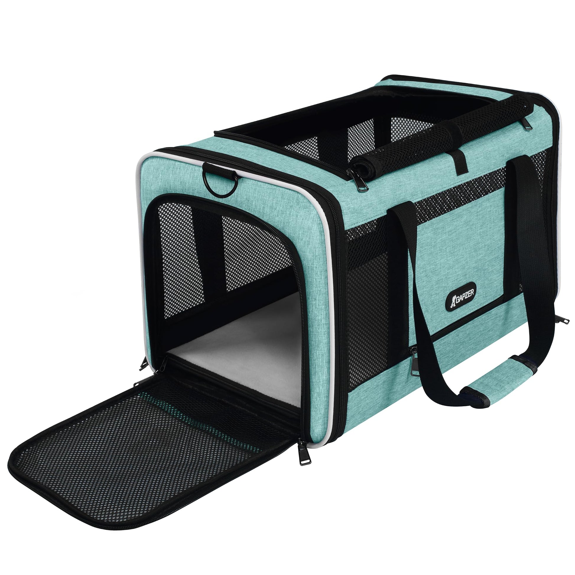 GAPZER Cat Carrier x11"x11" TSA Approved Ventilated Top Open Bag