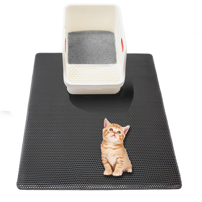 Large Cat Litter Box Mat, X 25" Litter Trapping Mat for indoor Mat