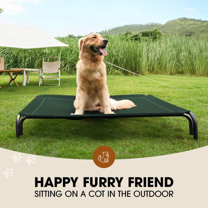 Elevated Dog Bed, Raised Outdoor Dog Bed for Medium Sized Bed