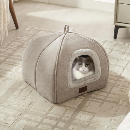Cat Bed for Indoor Cats Cat House Cats Tent with Removable Bed