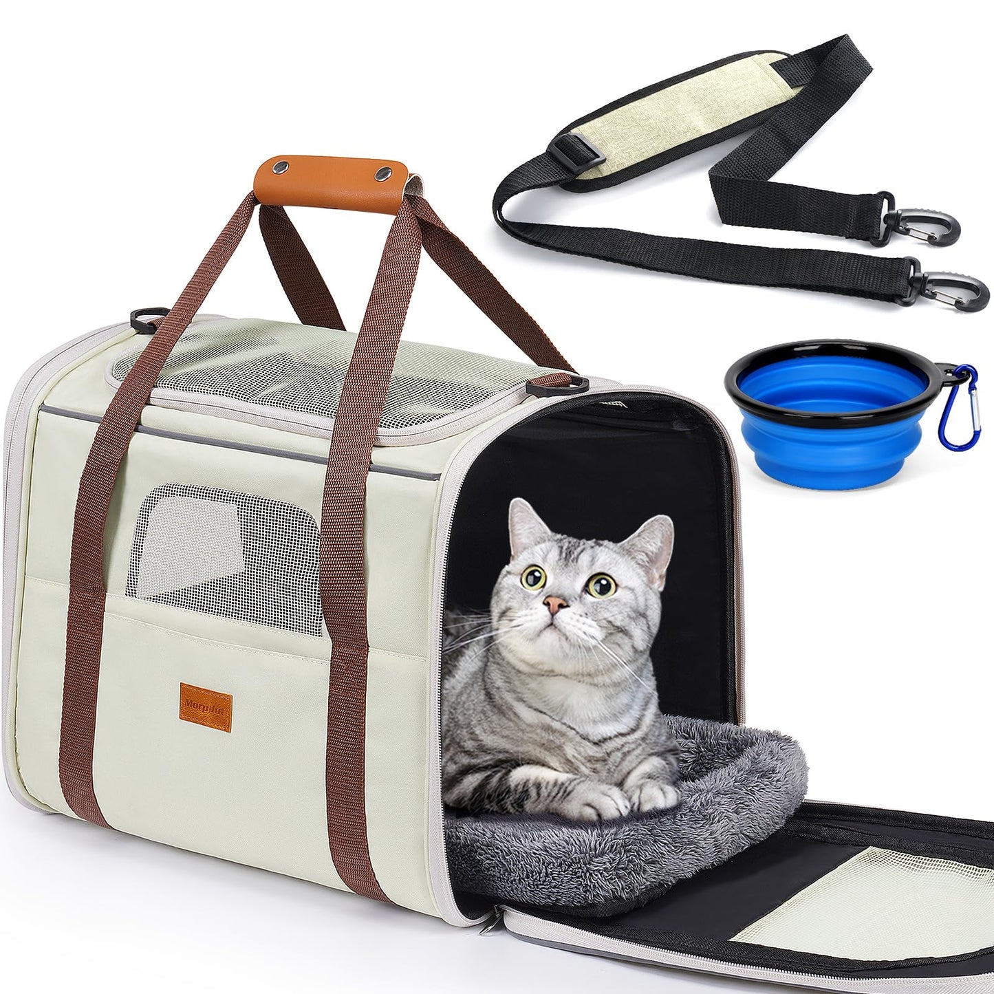 Morpilot Cat Carrier Cat Carrier Soft for Small or Medium Carriers