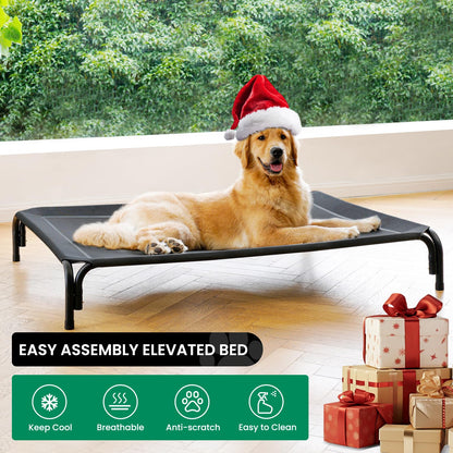 Elevated Dog Bed Raised Outdoor Dog Cot for Extra Bed