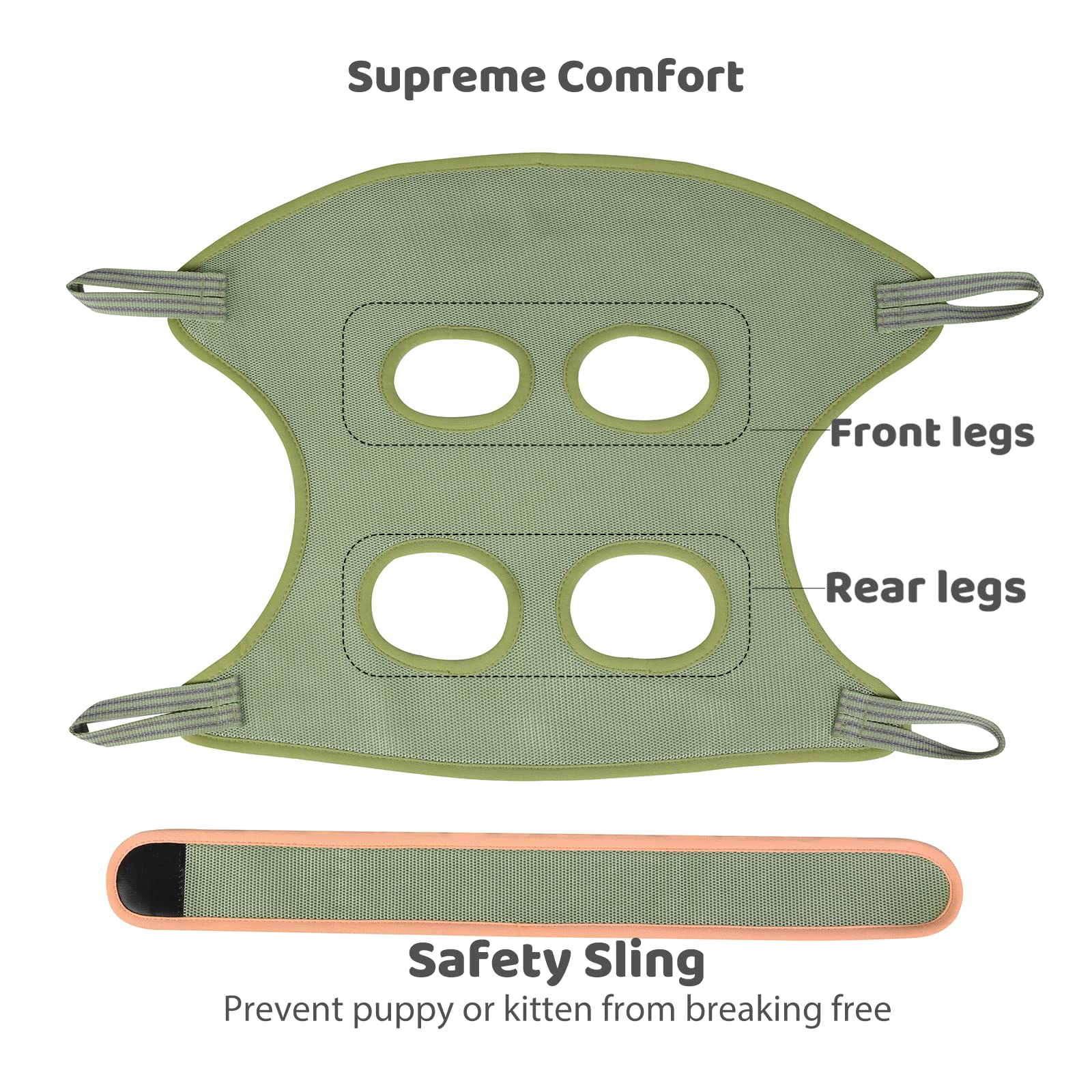 Guzekier Cat Grooming Hammock Harness for Cats, Cat Nail Clipper