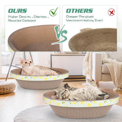 2pc Set Includes 1 X 19.5 Large + 1 X 14.96 Cute Cat Scratcher