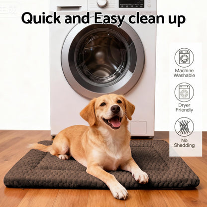Dog Bed Mat Dog Crate Pad Reversible Mat for Pet Comfort Soft Bed