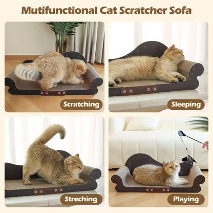 ComSaf Large Cat Scratcher Bed 26" Cat Scratching Board Cat Board