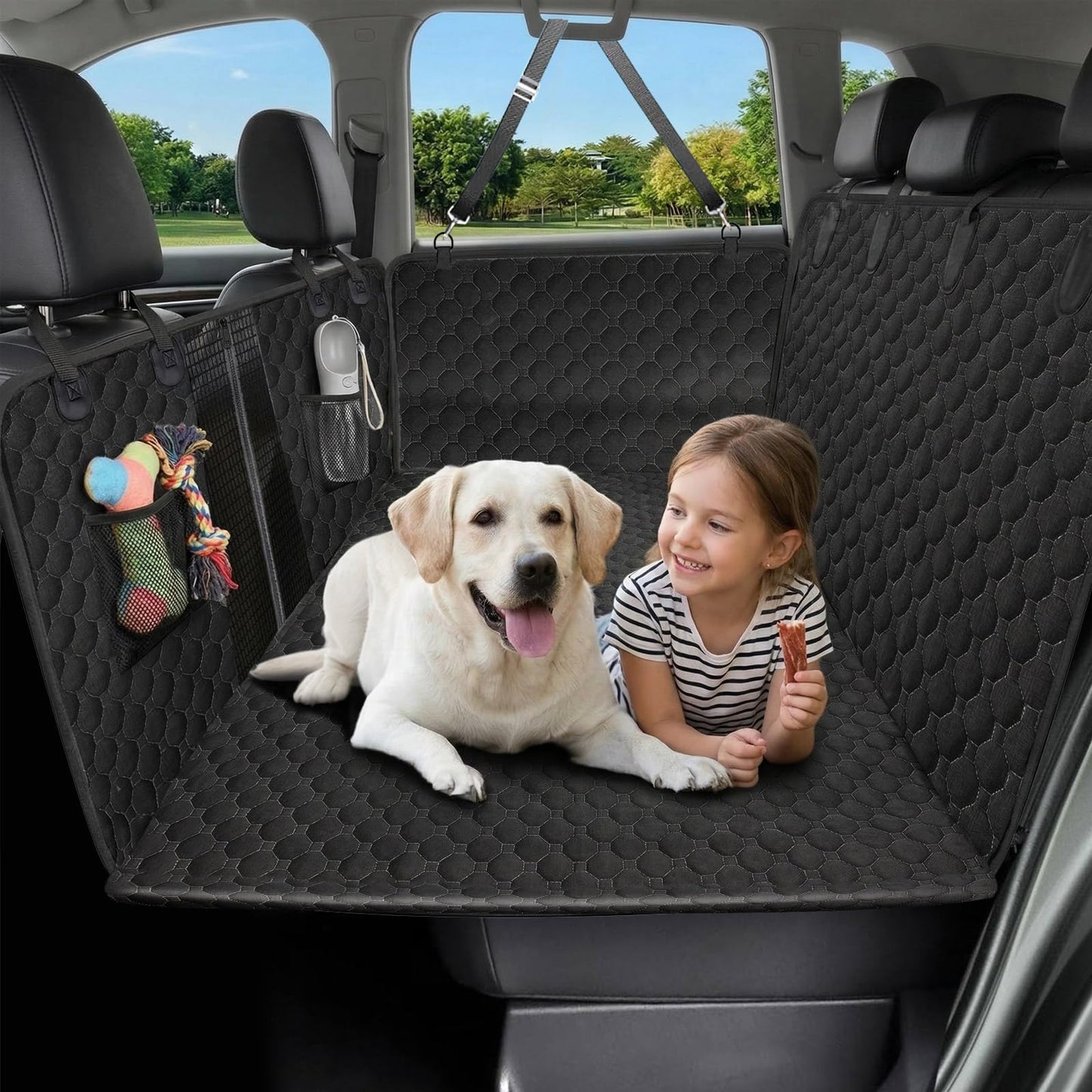Victoper Back Seat Extender for Dogs, Dog Car Seat Cover