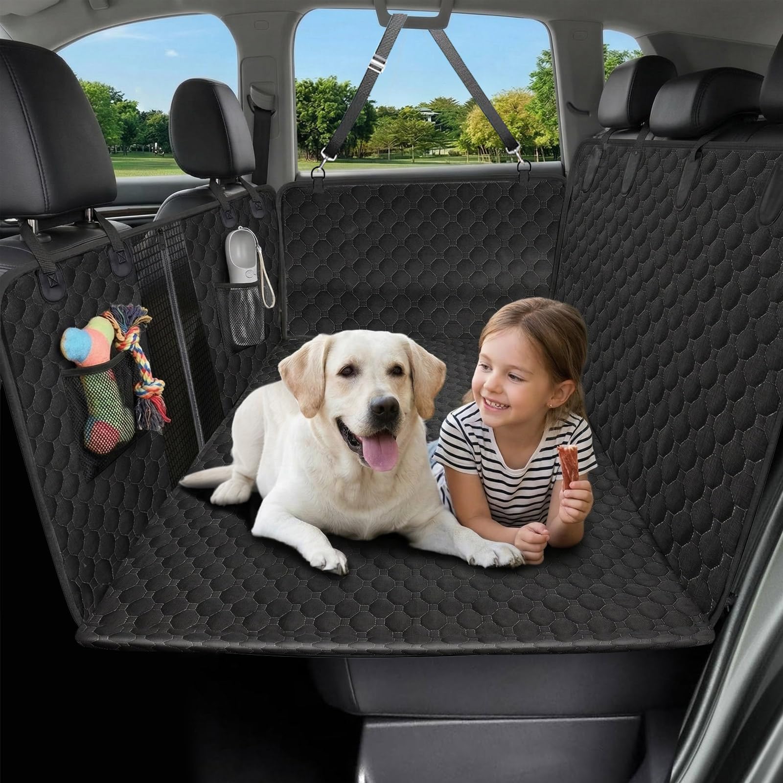 Victoper Back Seat Extender for Dogs, Dog Car Seat Cover