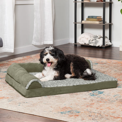 Furhaven Orthopedic Dog Bed for Large/Medium Dogs w/ Removable Bed