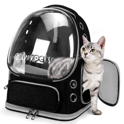Cawypety Cat Backpack Carrier, Breathable Cat Carrier Large Carrier