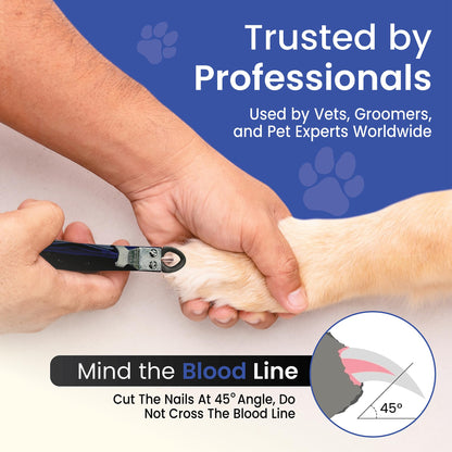 Resco USA-Made Dog Nail Clippers Guillotine Trimmer for Clean Trimmer