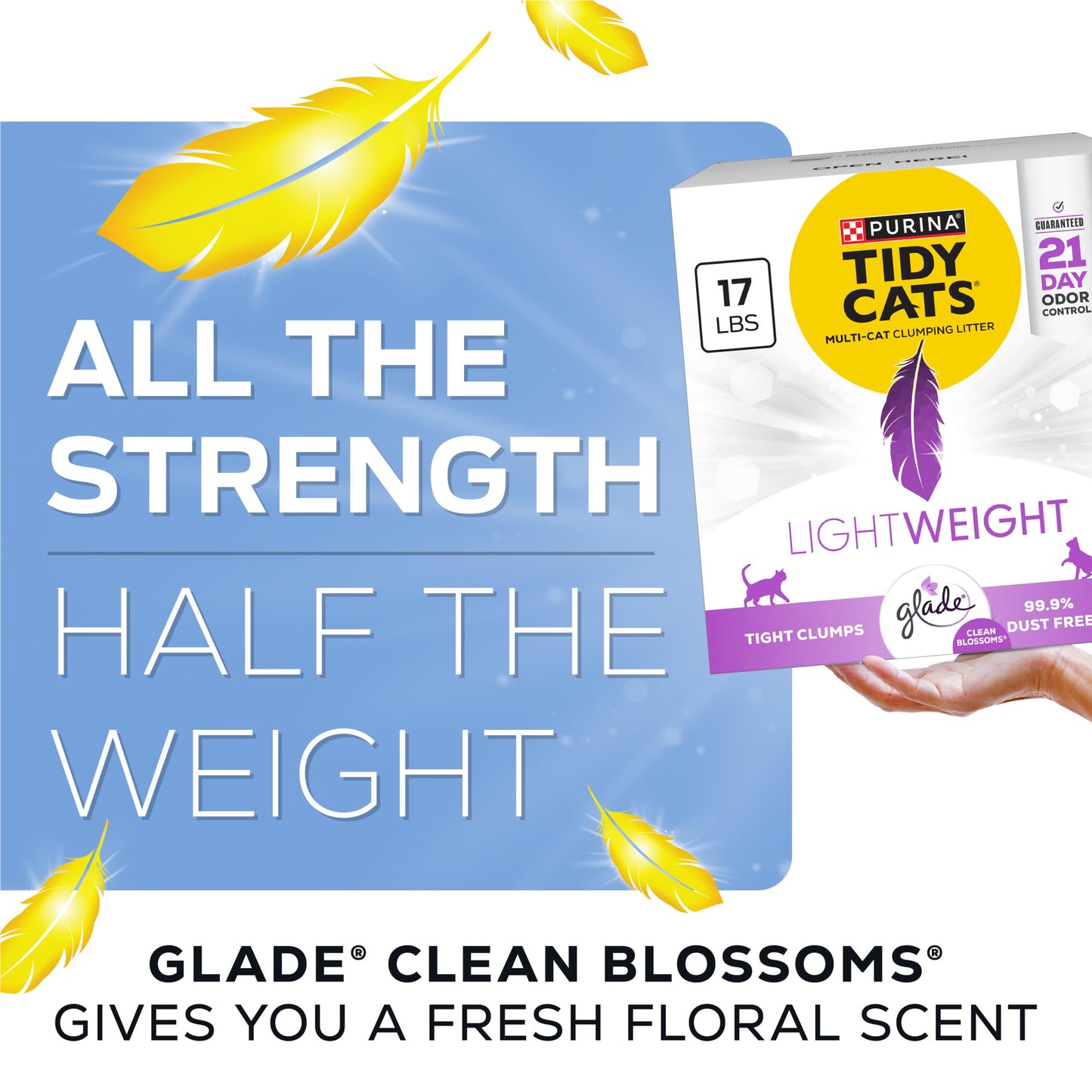 Purina Tidy Cats LightWeight With Glade Clean Blossoms Multi-Cat Box