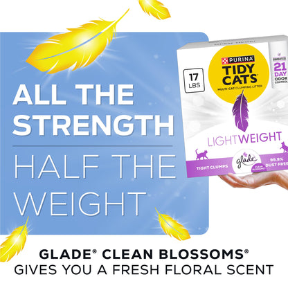 Purina Tidy Cats LightWeight With Glade Clean Blossoms Multi-Cat Box