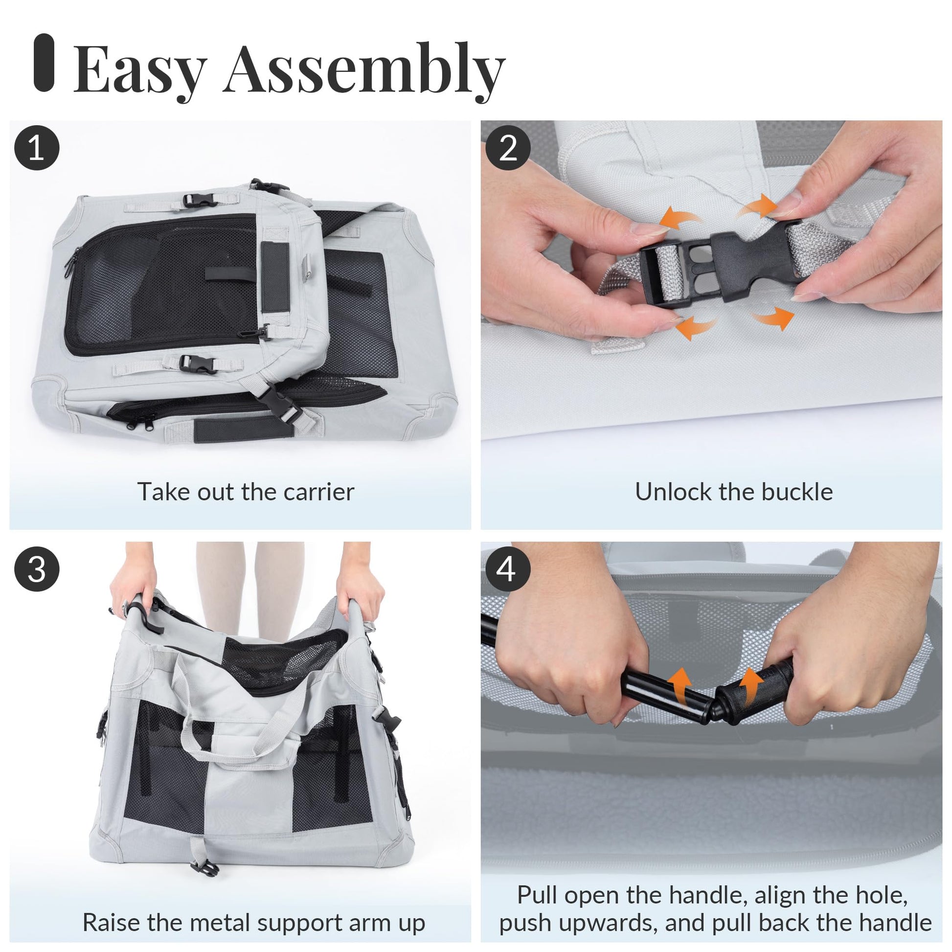 PetMasion Extra Large Cat Carrier for 2 Cats, Collapsible Soft Bag