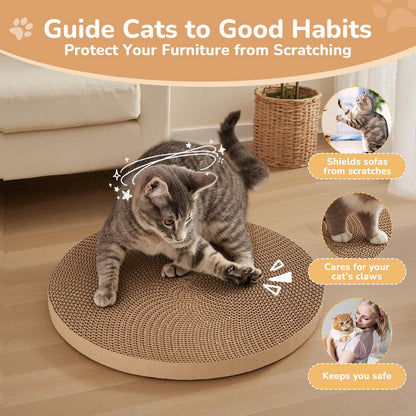 6pcs Cat Scratch Pad, Cat Scratcher Cardboard Cat Scratching Pads