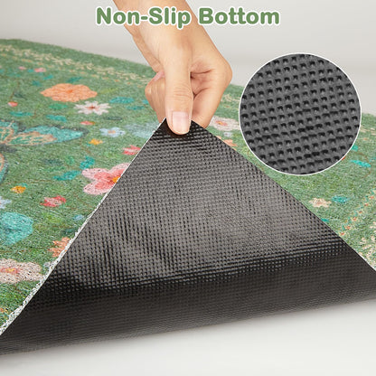 Unicorn Catcher Cat Litter Mat Non-Slip Bottom Litter Box Mat