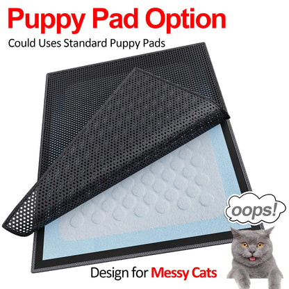 Waretary Cat Litter Box Mat: x 30" Waterproof Kitty Cat Litter