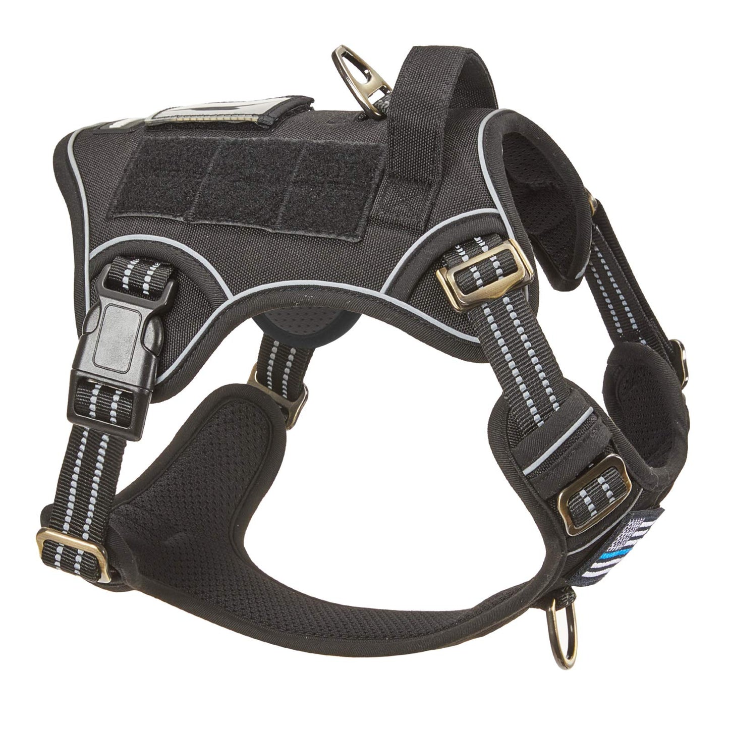 BUMBIN Tactical Dog Harness for Medium Dogs, No Pull, Harness