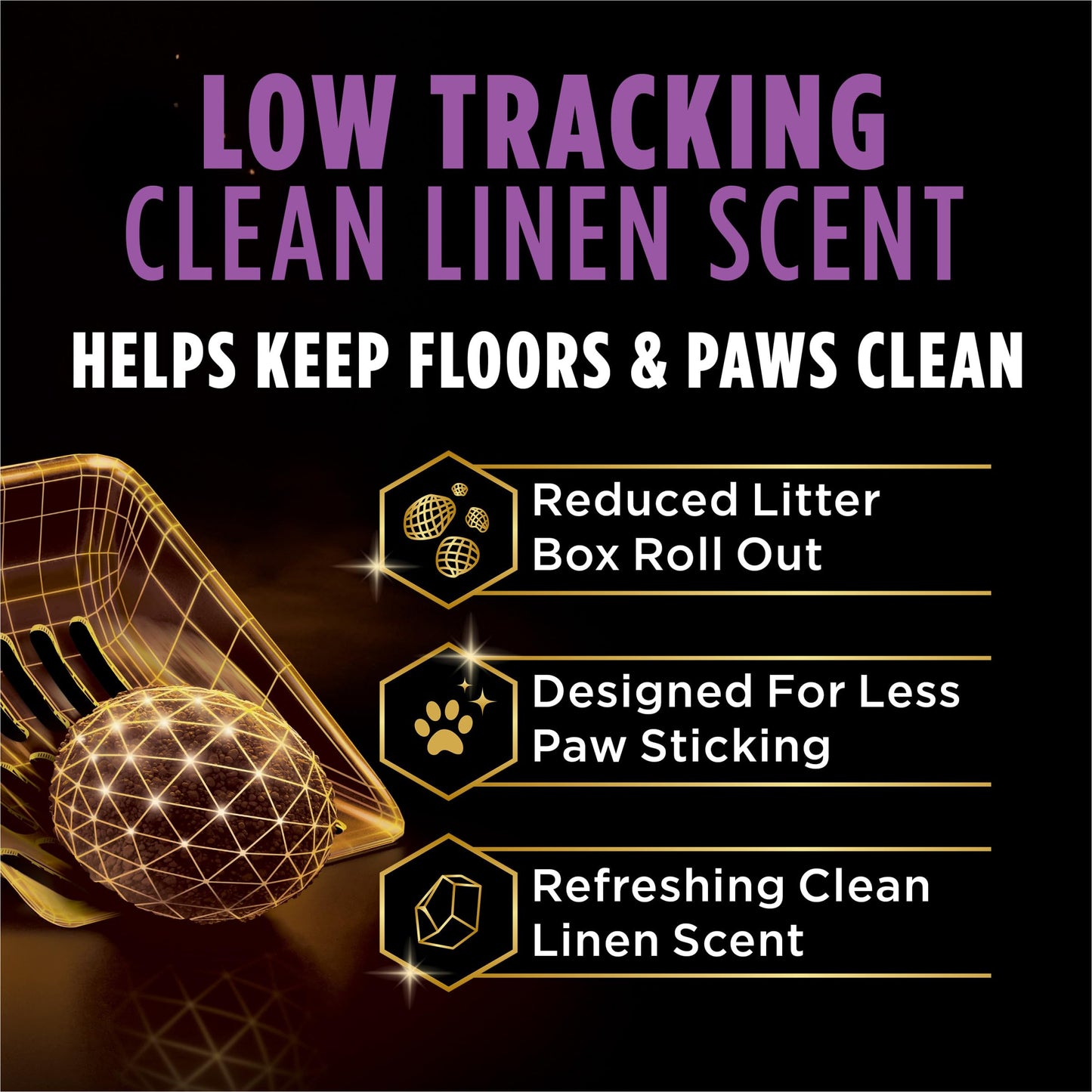 Purina Tidy Cats Performance Plus Tidy Feet Scented Low Tracking Box