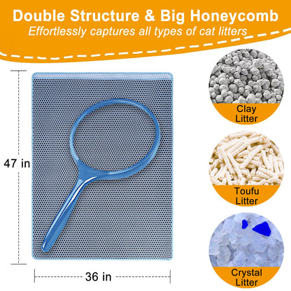 Cat Litter Mats-Extra Large x36'' Litter Catcher Mat for Cat-XXL Mat