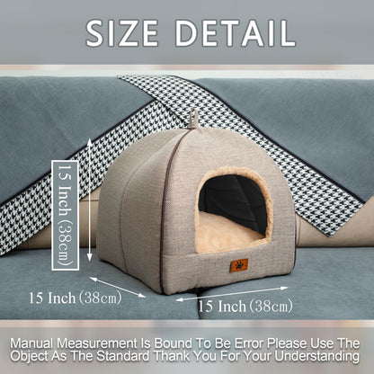 WINDRACING Cat Bed for Indoor Cats Cat Cave Beds Cat House Cat Bed