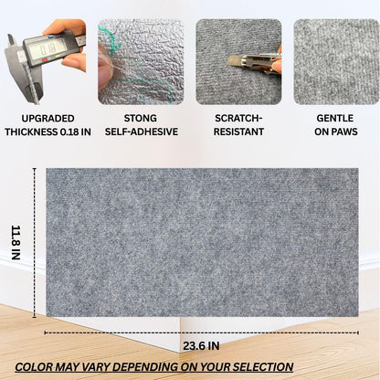 Cat Scratch Mat (3 Pack), 23.6’’ x 11.8’’ Wall Corner Scratcher
