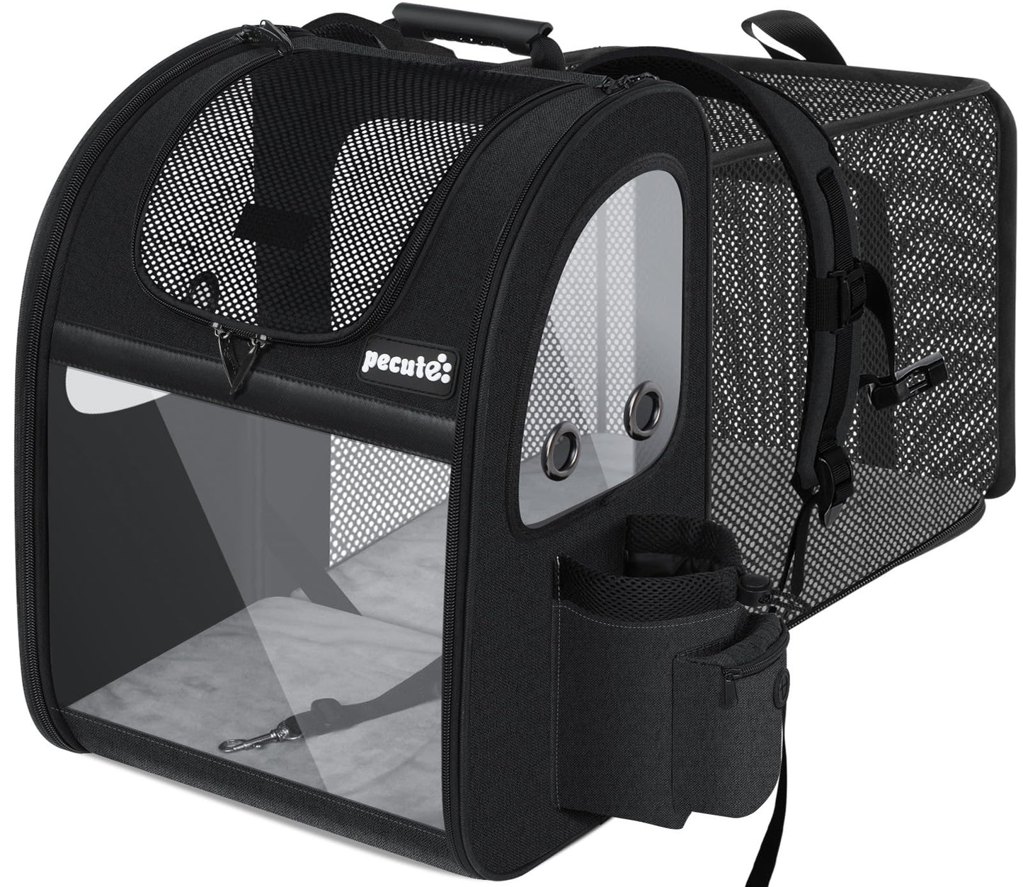 Pecute Pet Carrier Backpack, Dog Carrier Backpack, Expandable Bag
